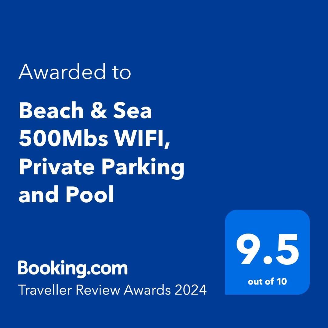 Beach & Sea Apt, Fast Wifi, Airco, Private Parking And Pool Portimão Exterior photo